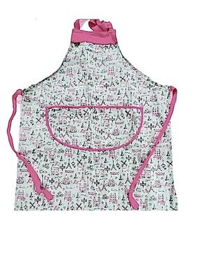 Milly Green- Kids Cotton Paris Themed Apron.